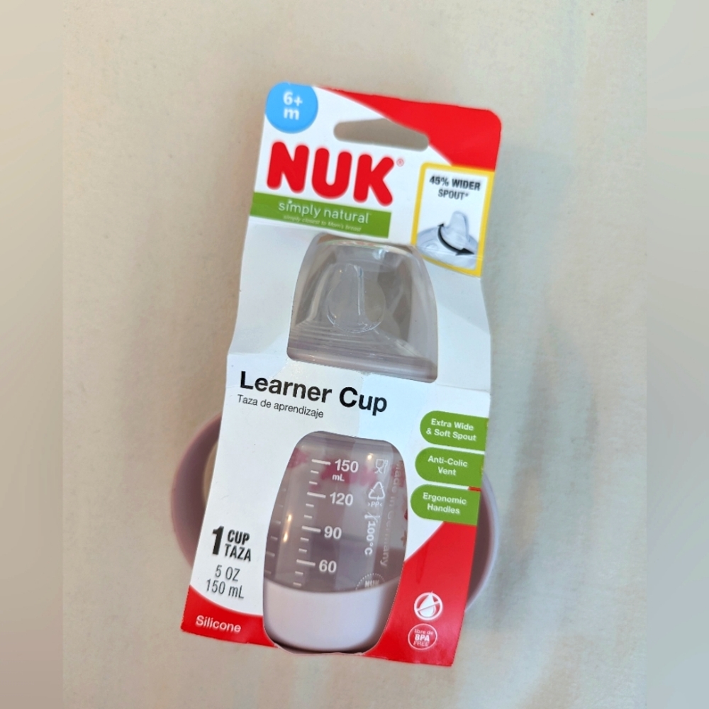 4 for 25🔥 NWT Nuk Learner Cup (pink)